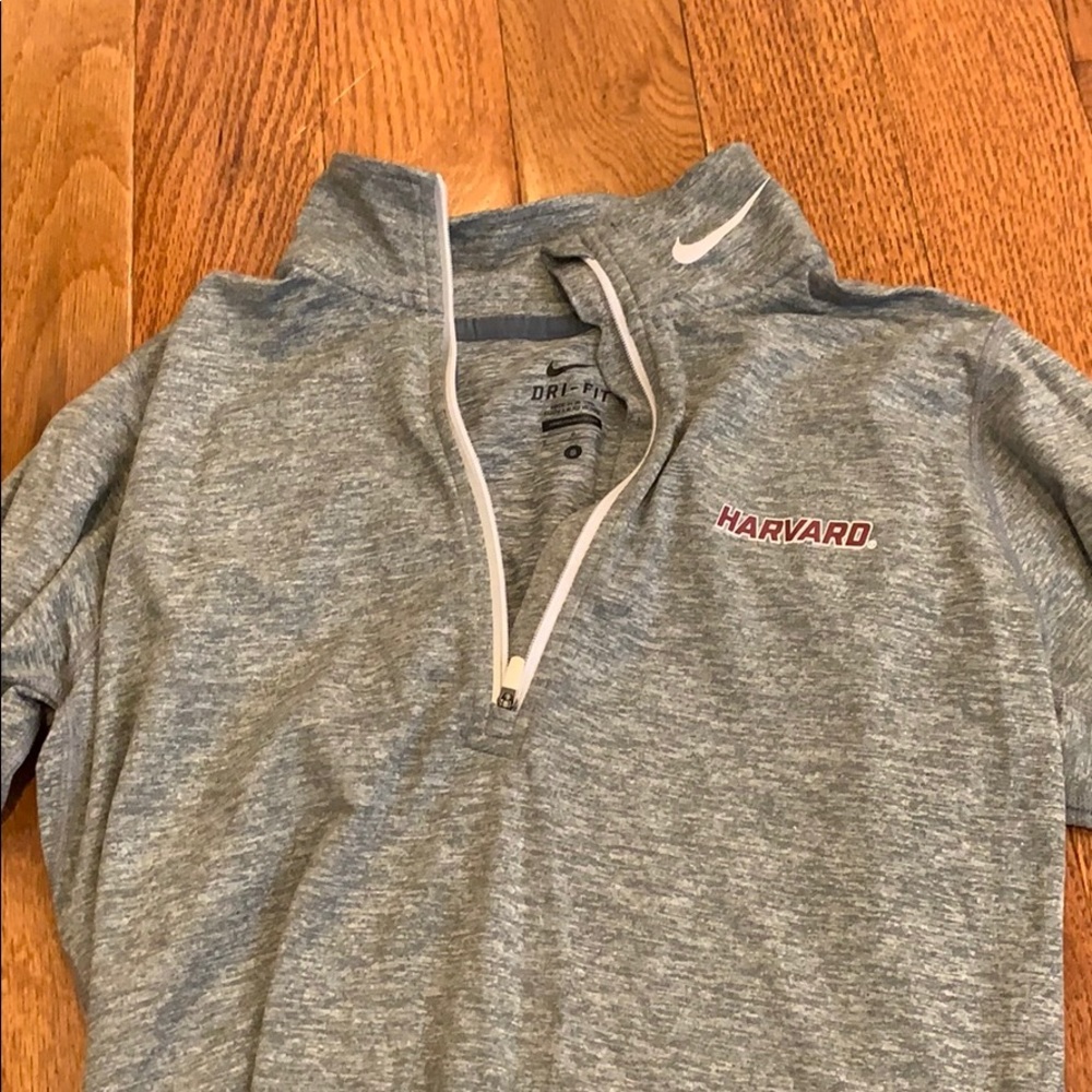 Harvard Nike Dri-Fit Quarter Zip Long Sleeve